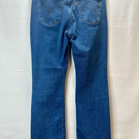 Levi’s Classic Bootcut Blue Denim Jeans Size 8 - Picture 5 of 9